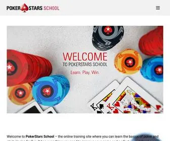 Pokerstarsschool.com Screenshot