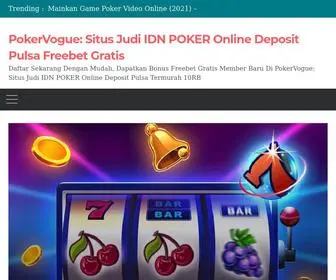 Pokervogue.com Screenshot