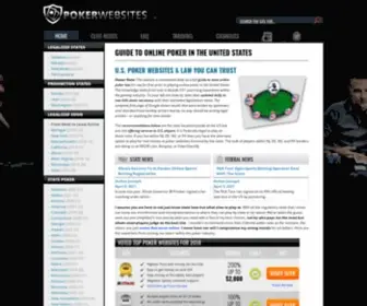 Pokerwebsites.com Screenshot