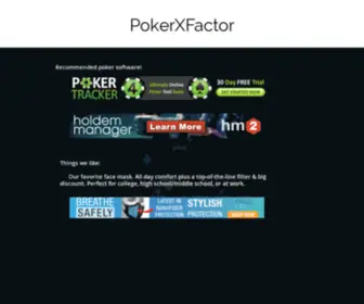 Pokerxfactor.com Screenshot