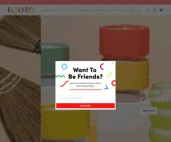 Poketo.com(Art & Design For Your Every Day) Screenshot