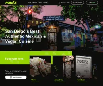 Pokezrestaurant.com(Pokez) Screenshot
