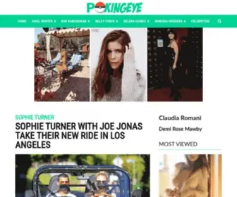 Pokingeye.com(Celebrity Fashion Gallery) Screenshot