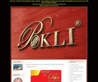 Pokli.com(JURNAL JUTAWAN PELABURAN EMAS) Screenshot