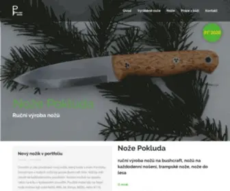 Pokluda.eu(Nože Pokluda) Screenshot