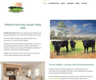 Pokolbinfarmstay.com.au(Pokolbin Farm Stay) Screenshot