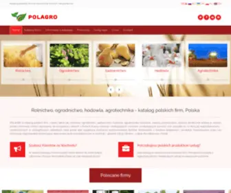Pol-Agro.pl(Rolnictwo ogrodnictwo hodowla agrotechnika katalog polskich firm) Screenshot