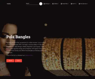 Polabangles.com(Pola Bangles) Screenshot