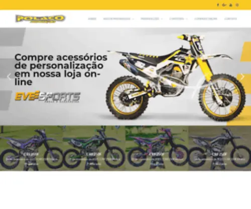 Polacopreparacoes.com.br(Polaco Motos) Screenshot