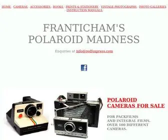 Polamad.com(POLAROID cameras) Screenshot