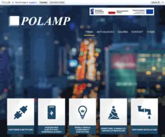 Polamp.com(Komponenty elektrotechniczne) Screenshot