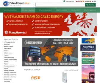Poland-Export.pl(Eksport towarów) Screenshot