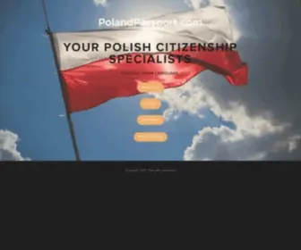 Polandpassport.com(Official Polish Passport and Citizenship Application) Screenshot