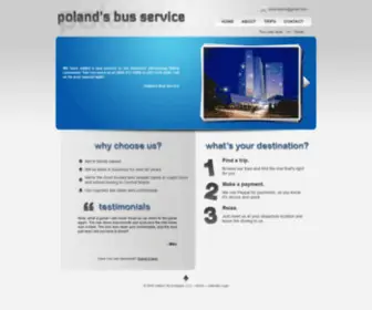 Polandsbusservice.com(Poland's Bus Service) Screenshot