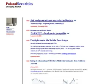 Polandsecurities.com(JarosĹaw) Screenshot