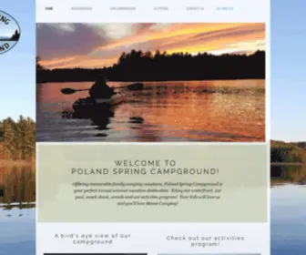 Polandspringcamp.com(Polandsprings) Screenshot