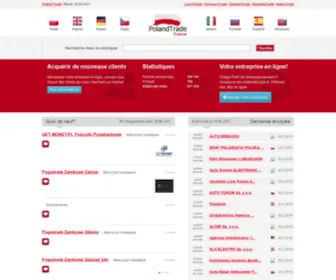 Polandtrade.fr(Poland Trade banque des données de producteurs) Screenshot