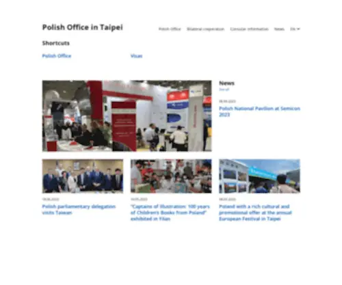 Poland.tw(Polish Office in Taipei) Screenshot