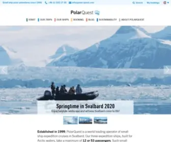 Polar-Quest.com(Travel to Svalbard) Screenshot