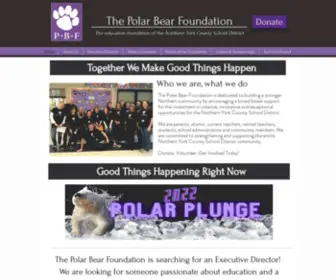 Polarbearfoundation.net(The Polar Bear Foundation) Screenshot