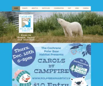 Polarbearhabitat.ca(Polar Bear) Screenshot