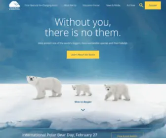 Polarbearsinternational.org(Polar Bears International) Screenshot