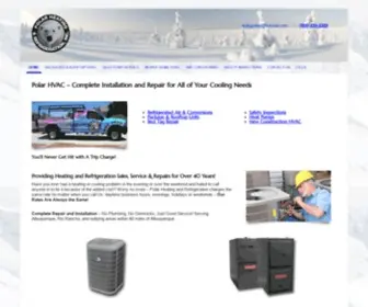 Polarhvacnewmexico.com(Polar HVAC NM) Screenshot