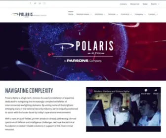 Polarisalpha.com(Defense, Intelligence, and Critical Infrastructure) Screenshot