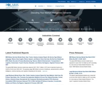 Polarismarketresearch.com(Polaris Market Research) Screenshot