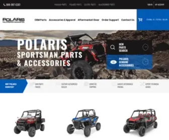 Polarispartsmonster.com(Polaris Parts) Screenshot