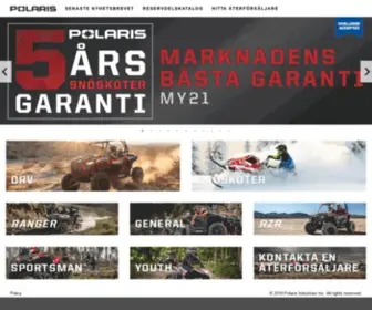 Polarissverige.com(Polaris®) Screenshot