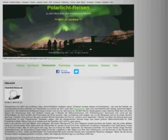 Polarlicht-Reisen.de(Polarlicht-Reisen Norwegen, Finnland, Island, Grönland) Screenshot