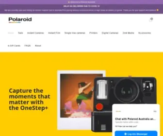 Polaroid.com.au(Polaroid Australia) Screenshot