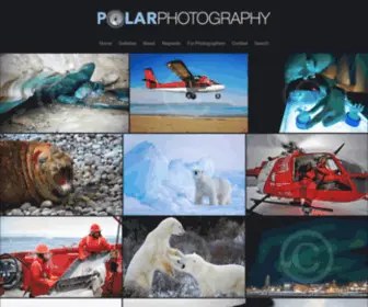 Polarphotogallery.com(Polar Photography) Screenshot