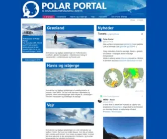 Polarportal.dk(Polar portal) Screenshot