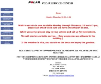 Polarservicecenter.com(Default PLESK Page) Screenshot