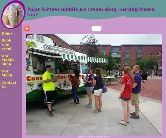 Polarx-Press.com(North East Ohio Ice Cream Truck Polar X) Screenshot