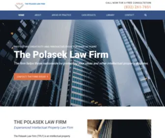 Polaseklaw.com(The Polasek Law Firm) Screenshot