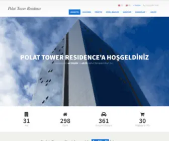 Polattower.com(Polat Tower Residence) Screenshot