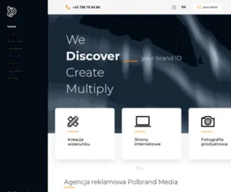 Polbrandmedia.eu(Agencja reklamowa i kreatywna Bydgoszcz) Screenshot