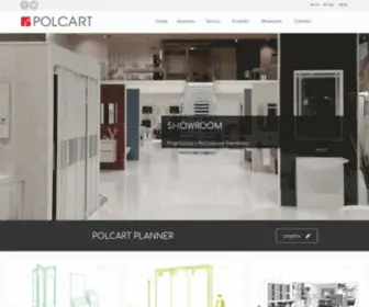 Polcart.com(Espositori su misura per ceramica) Screenshot