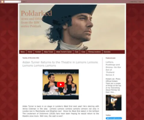 Poldarked.com(Poldark) Screenshot