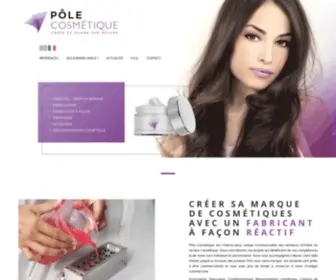 Pole-Cosmetique.fr(Laboratoire Fabrication Cosmétique) Screenshot