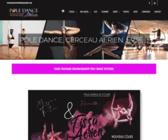Pole-Dance-Attitude.com(Pole Dance Attitude Paris) Screenshot