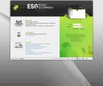 Pole-ESG.net(Extranet) Screenshot
