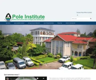 Pole-Institute.org(Pole Institute) Screenshot