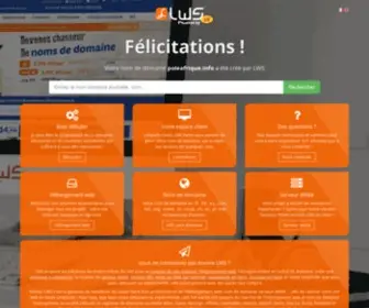 Poleafrique.info(LWS est un hébergeur web et registrat de nom de domaine) Screenshot
