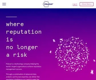 Polecat.com(Reputation Management Software) Screenshot