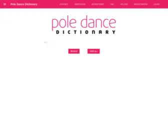 Poledancedictionary.com(Pole Dance Dictionary) Screenshot