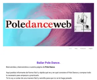 Poledanceweb.com(Bailar) Screenshot